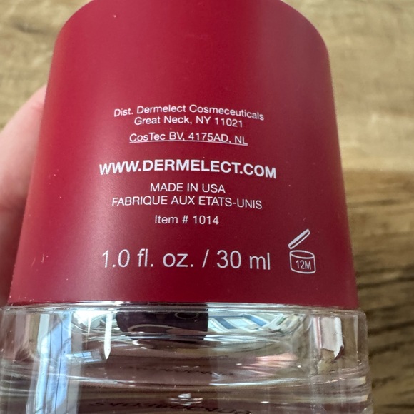 NEW IN BOX Dermelect Cosmetics Anti Wrinkle Treatment ~ 1oz / 30 ml ~ Full sized - Picture 9 of 9